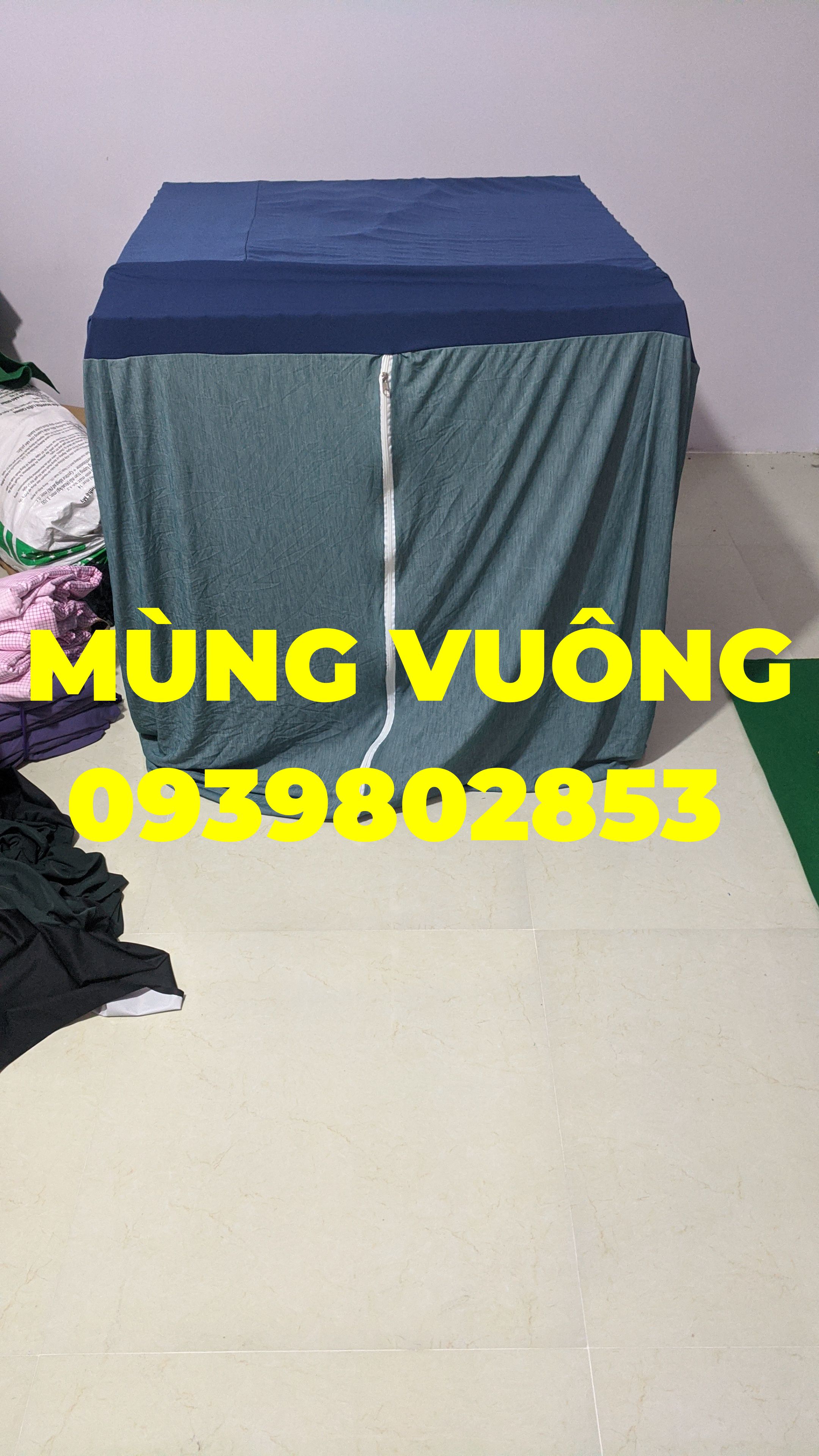 Mùng gà vuông các kích thước có dây kéo