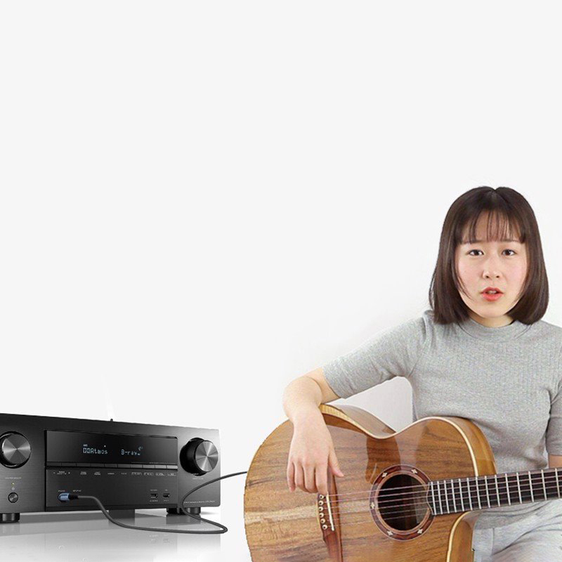 Choseal Q3840 - Cáp 2 Đầu 6.5mm Stereo Chuyên Dụng Cho Đàn Guitar, Piano Điện - Hàng Chính Hãng