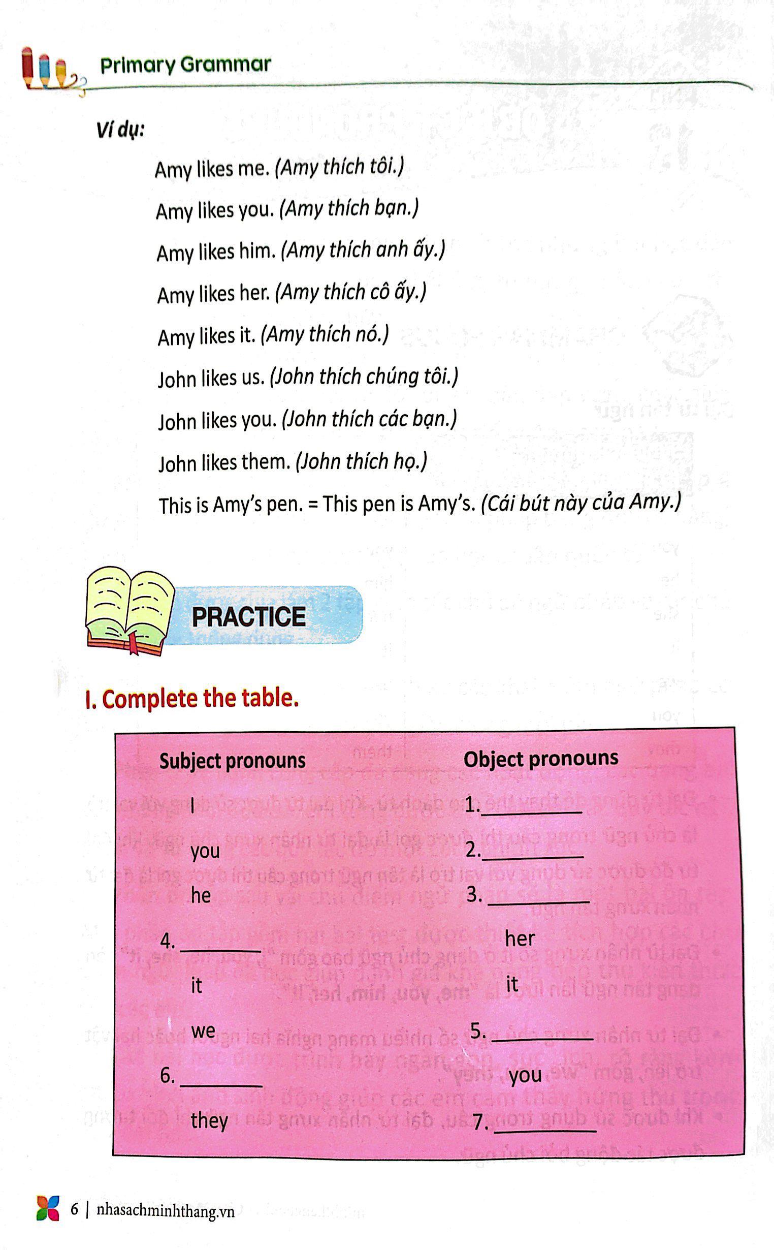 Primary Grammar - Ngữ Pháp Tiếng Anh Theo Chủ Đề Lớp 4 - Tập 2 (Tái Bản 2023)