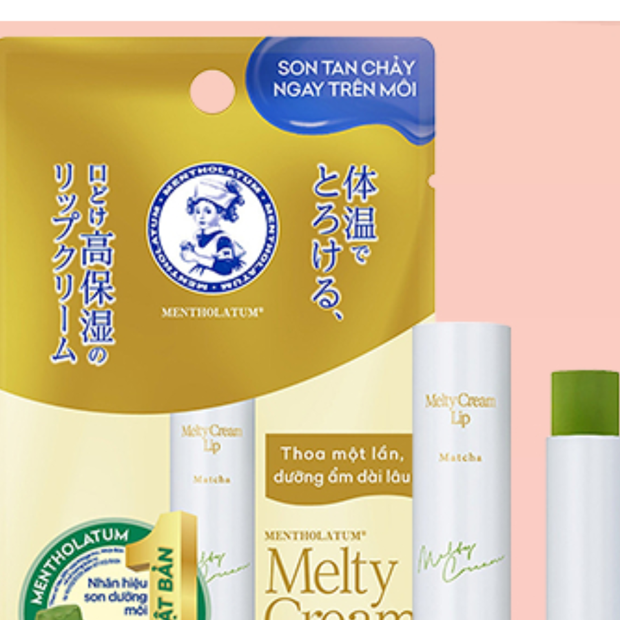 Son dưỡng môi tan chảy Rohto Mentholatum Melty Cream Lip SPF25 PA+++ 2.4g