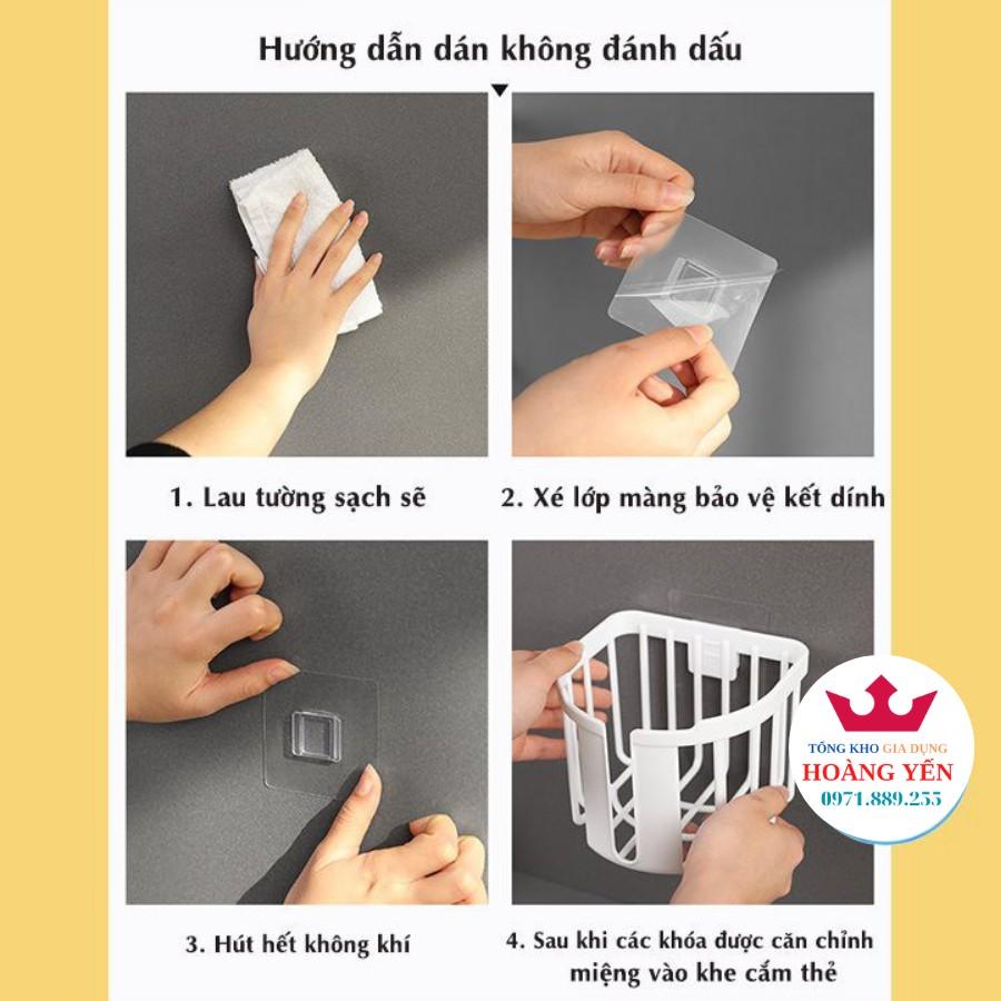 Giỏ đựng giấy vệ sinh dán tường hộp đựng giấy vệ sinh dán tường đa năng tiện lợi