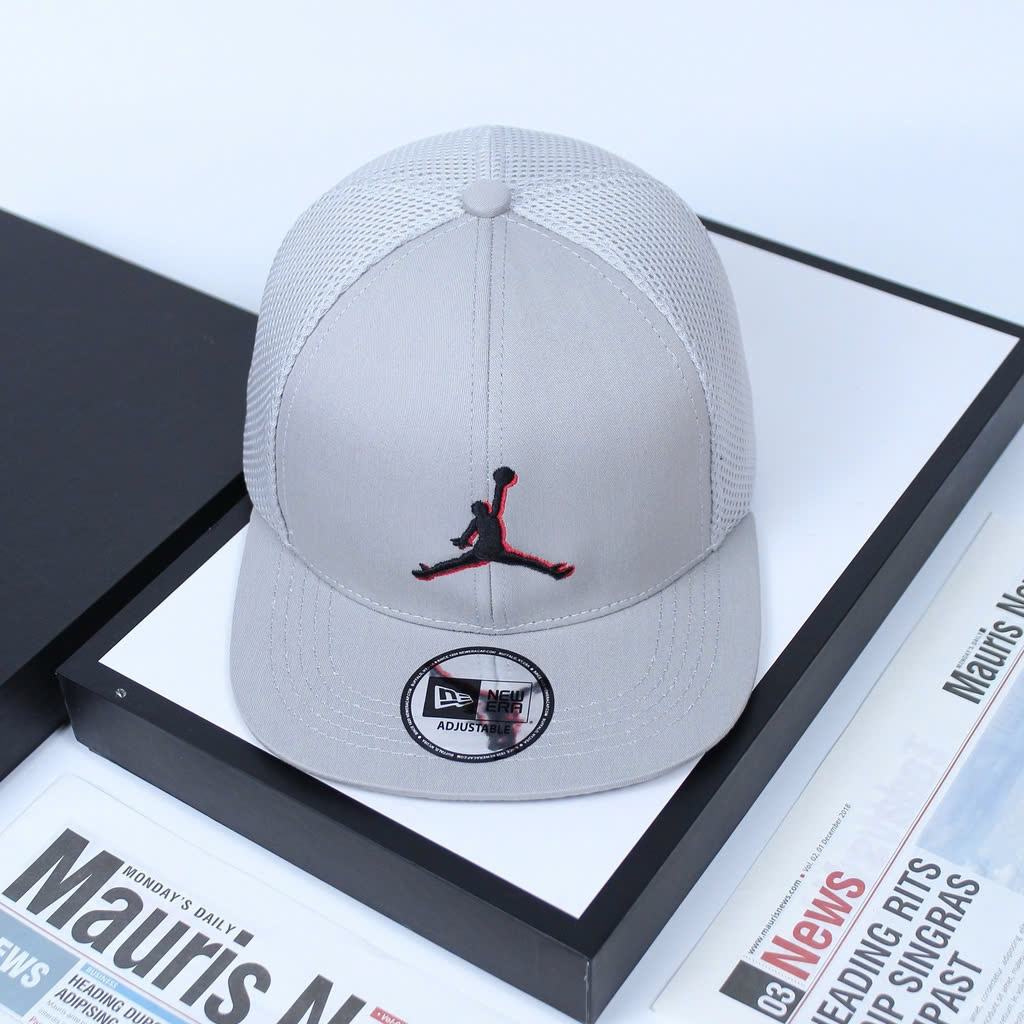 Nón hiphop, mũ snapback thể thao Jor.dan phối vải kaki form chuẩn thời trang đường phố siêu đẹp