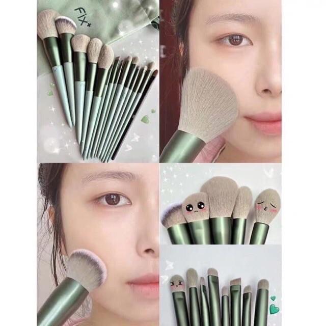 Set cọ trang điểm FIX 13 món
