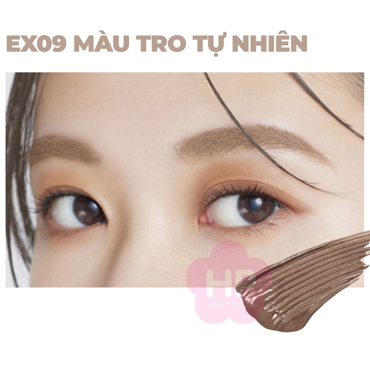 Mascara Chải Đổi Màu Lông Mày Chống Trôi Siêu Bền Kissme Heavy Rotation Coloring Eyebrow EX 8G (Màu Tro Tự Nhiên 09)