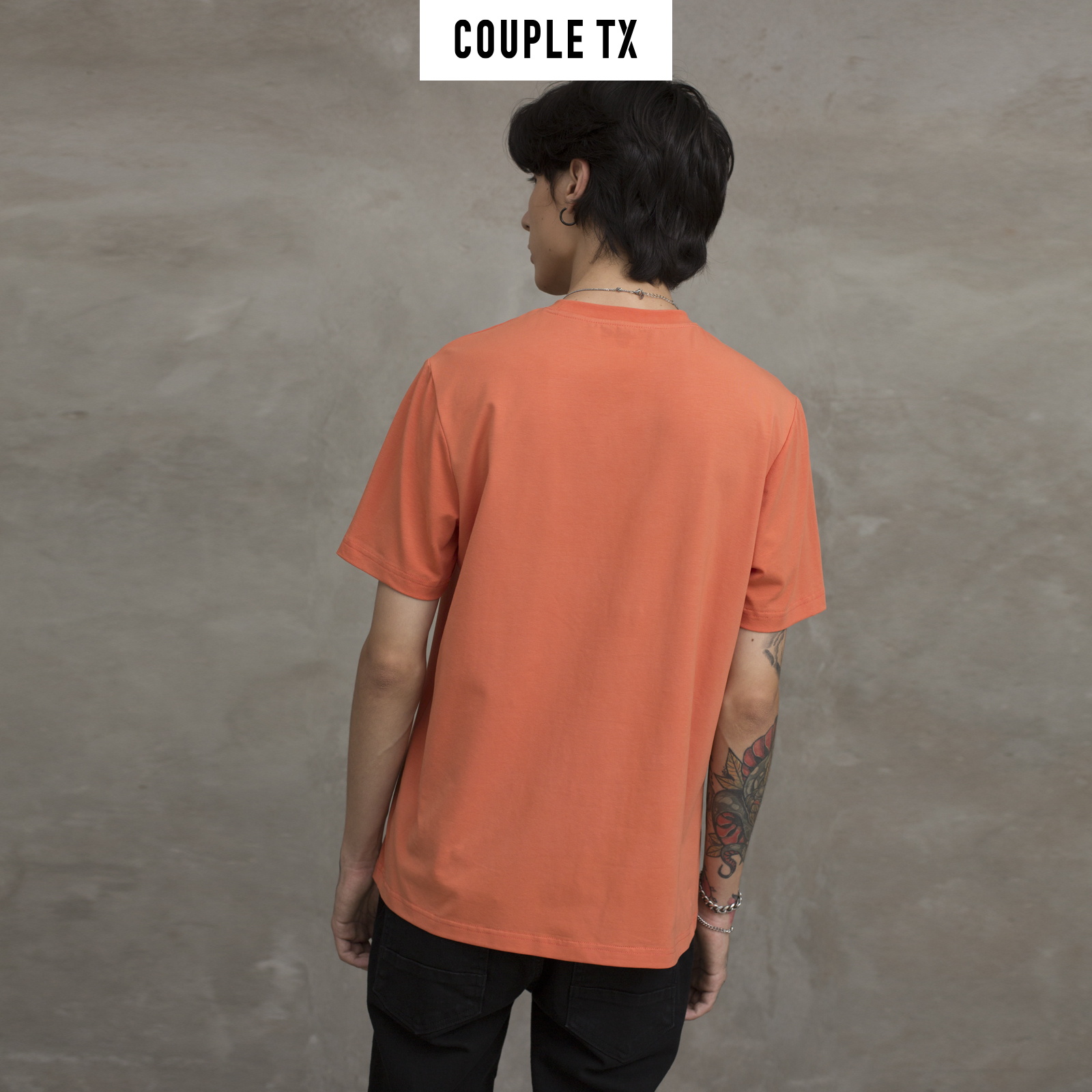 Áo thun Nam Nữ Thêu Typo Paradise Couple TX TS 139