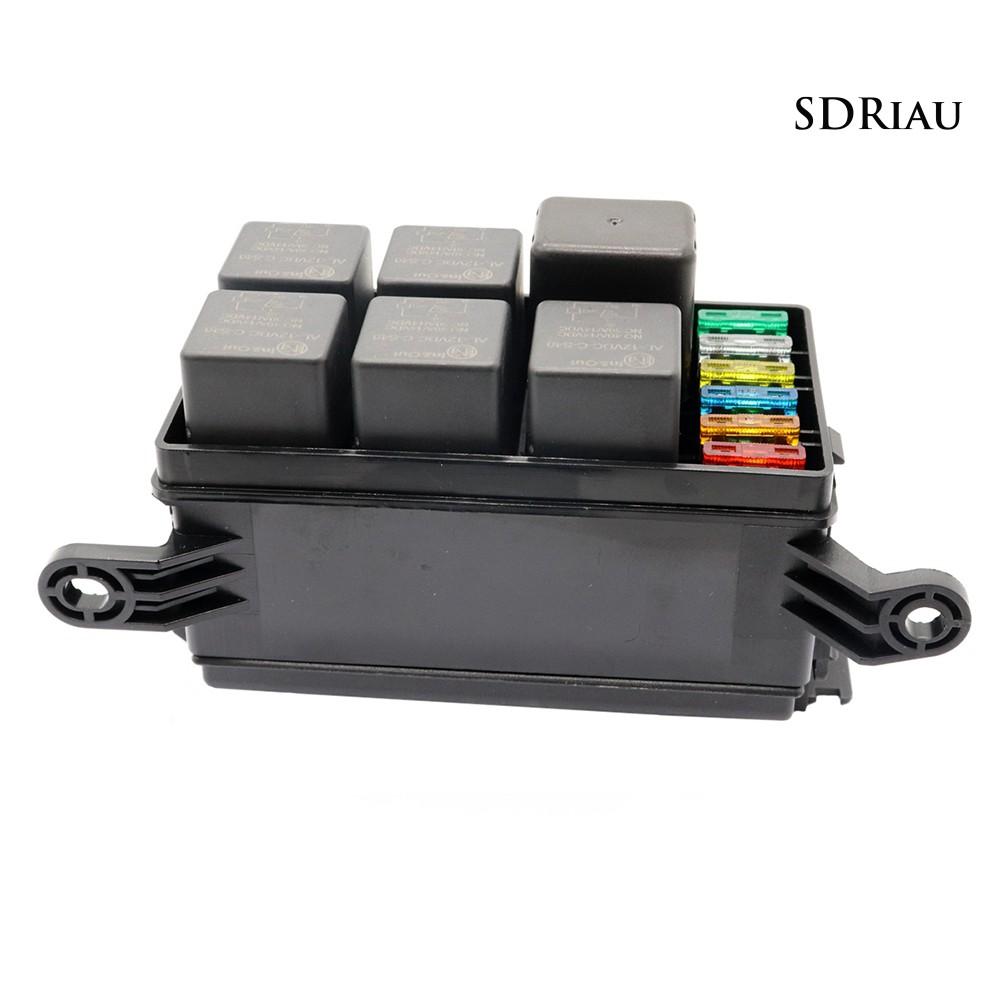 Hộp Cầu Chì 6 Chiều 12v Cho Xe Hơi