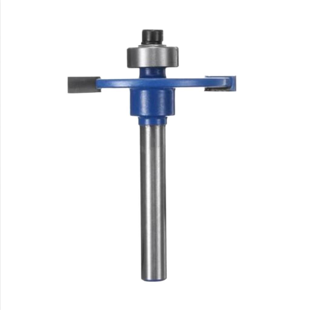 Woodworking Biscuit Joint Slot Cutter Jointing/Slotting Router Bit 1/4inch Shank