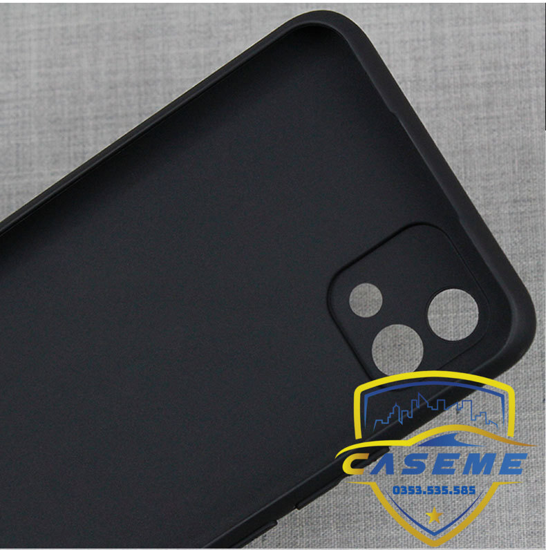 Ốp lưng dành cho OPPO A16K silicon dẻo màu đen bảo vệ camera chống sốc cao cấp