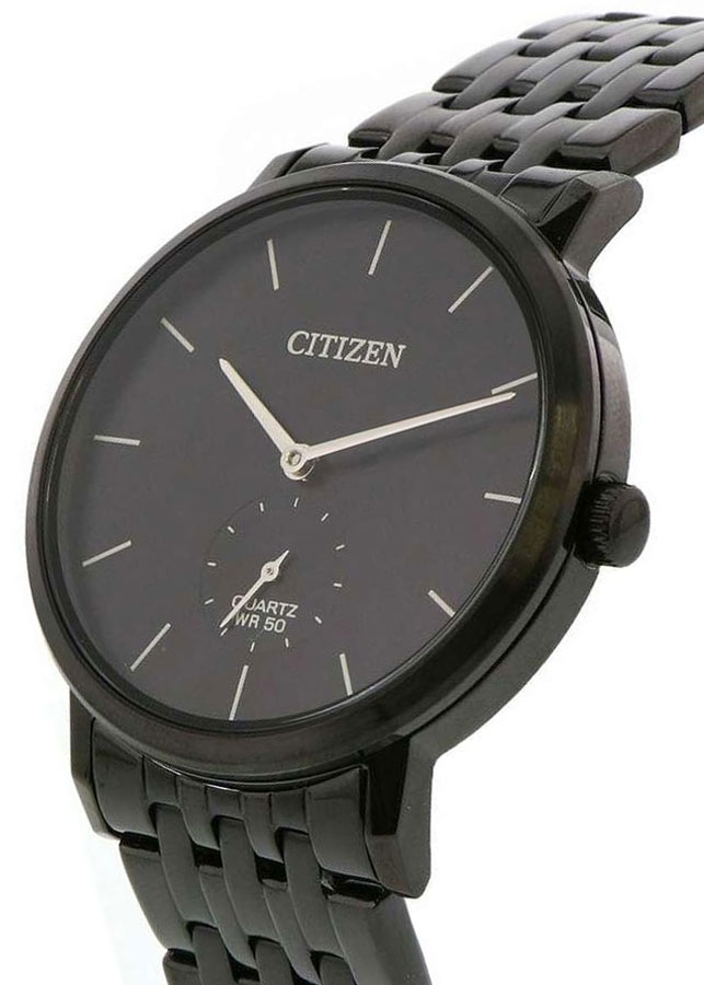 Đồng Hồ Nam Citizen Dây Thép Không Gỉ BE9175-52E - Mặt Đen