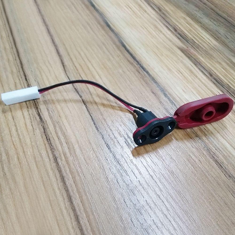 1/2 Chiếc Xe Điện Lỗ Sạc Bao Da Với Cáp Sạc Cổng Sạc Nhựa Chống Nước Dành Cho Xiaomi M365 xe Tay Ga Color: 2pcs