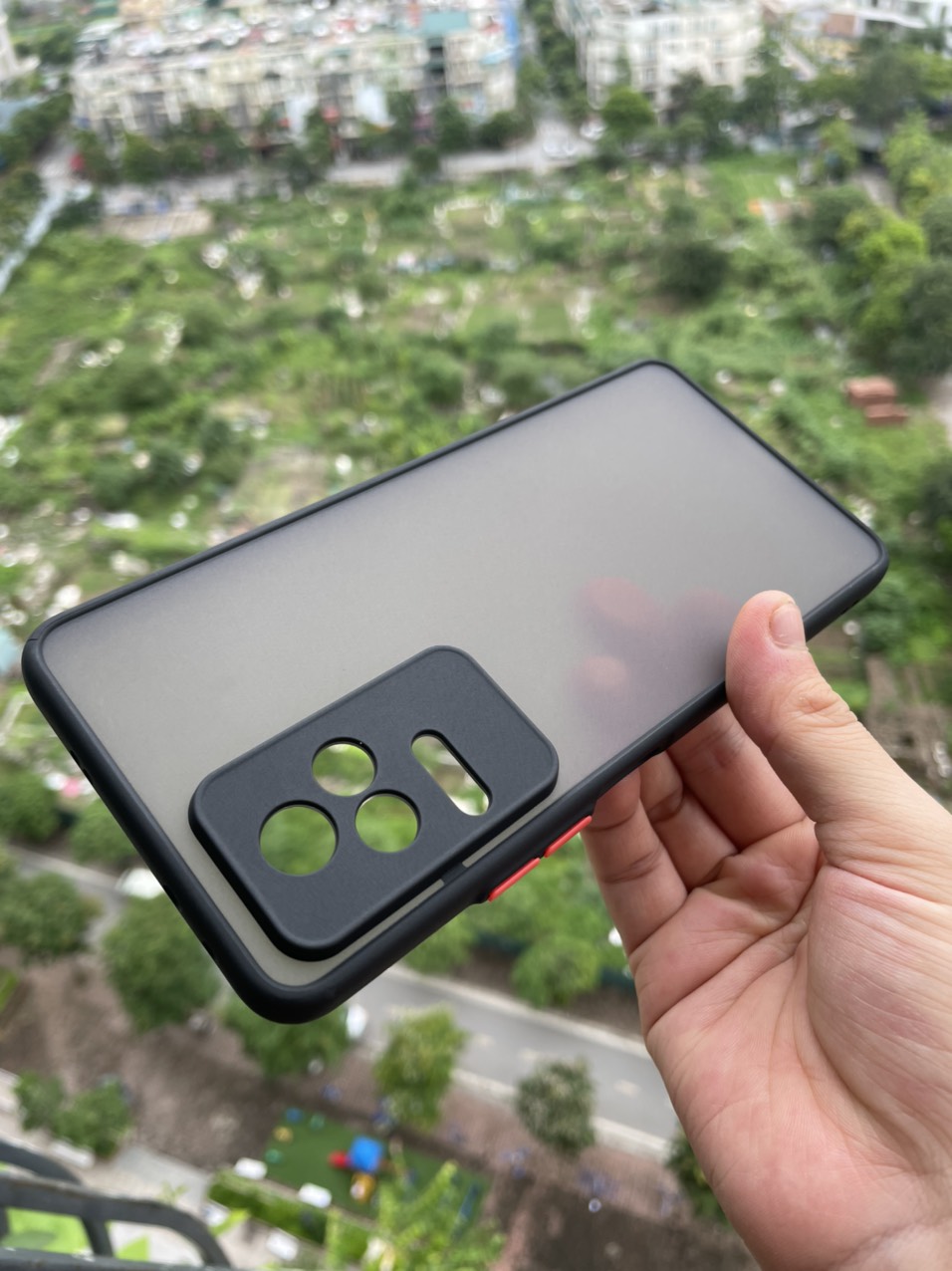 Ốp lưng cho Xiaomi Redmi K50/K50 Pro viền dẻo đen lưng nhám mờ bảo vệ camera