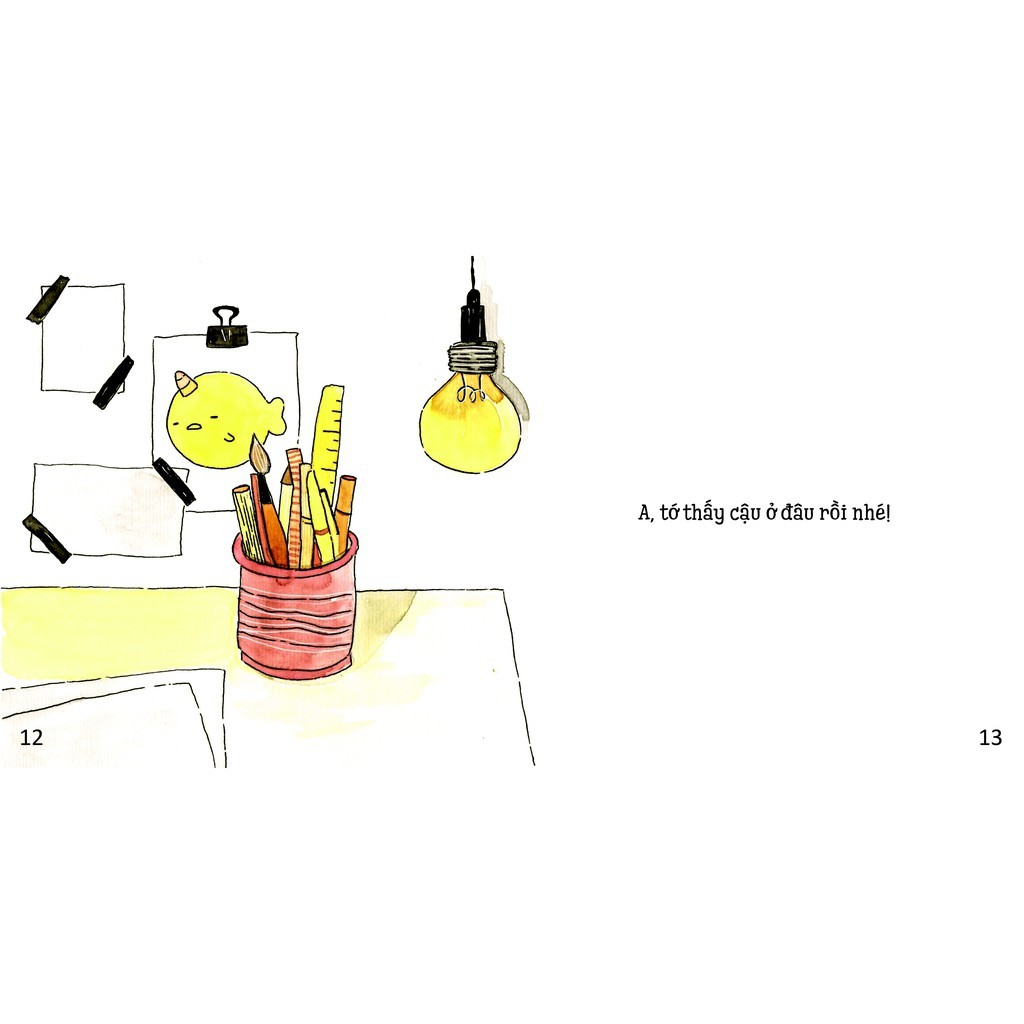 Sách Ehon - Đi Đâu Thế - Cá Vàng Đi Đâu Rồi Nhỉ Dành Cho Trẻ Từ 0 - 6 Tuổi