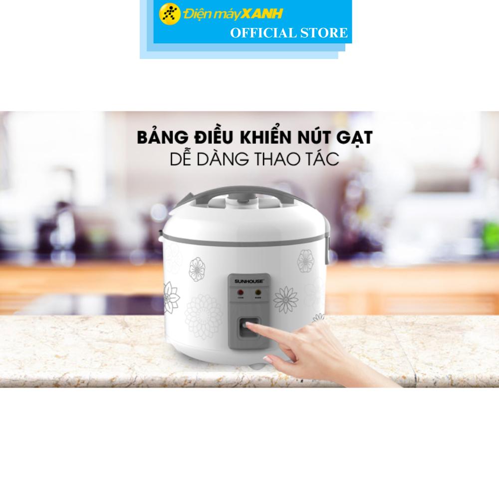 Nồi cơm nắp gài Sunhouse 1.8 lít SHD8603 - Hàng Chính Hãng