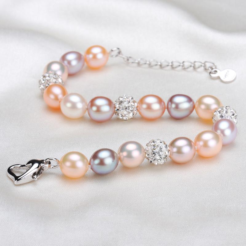 Chuỗi Vòng Tay Ngọc Trai Tự Nhiên - Đơn Mix Màu Phối Gốm - Trang Sức Cô Tấm - MIXCERA PEARL - COTAMT1904