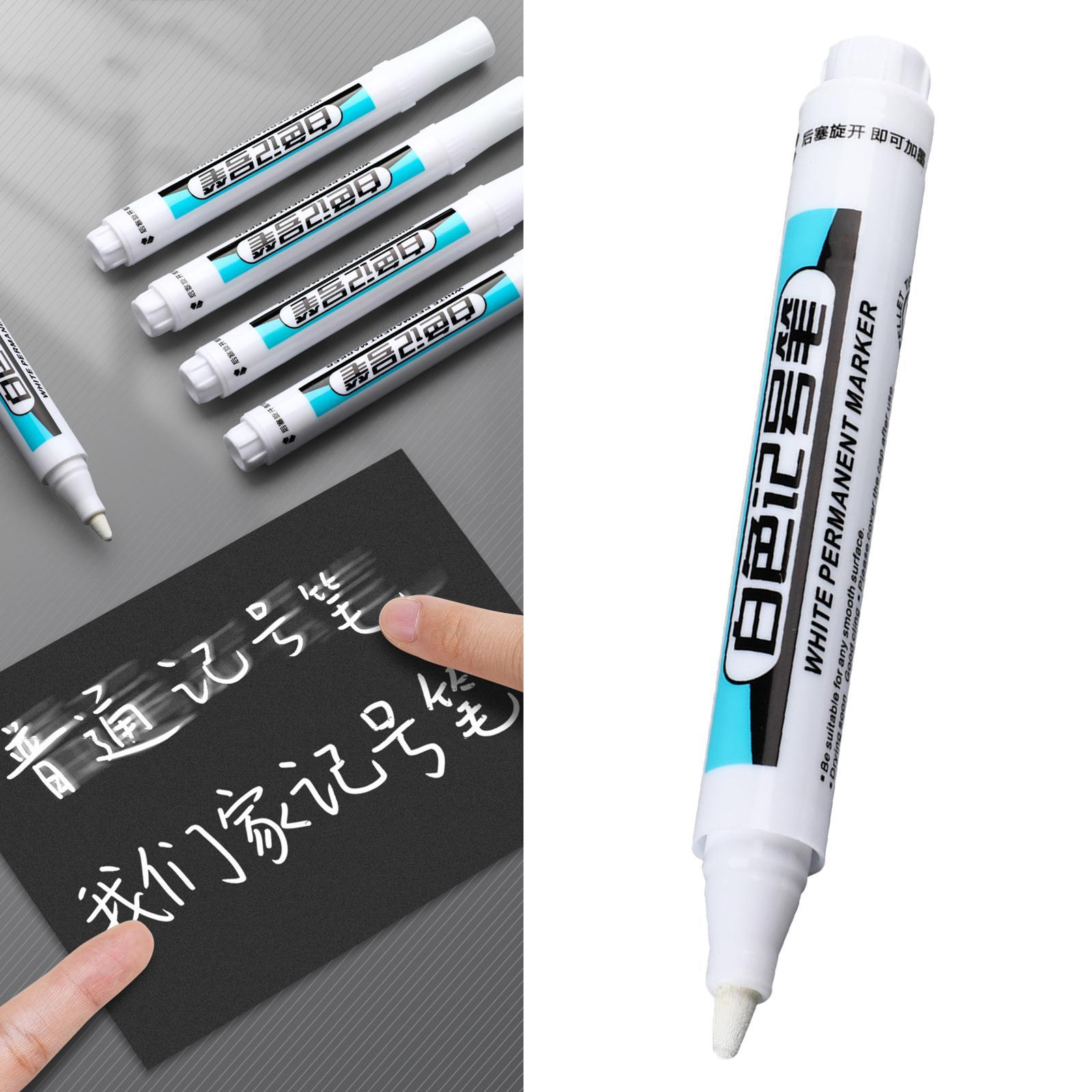 Multipurpose White Markers Paint Pen Glass Drawing Bathroom Foam Carpenter Marker Pen