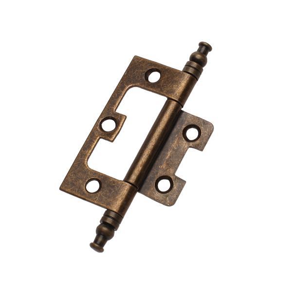 Antique Bronze Flush Hinge With Finial, Flap Hinge, Corner Hinge Door Hardware