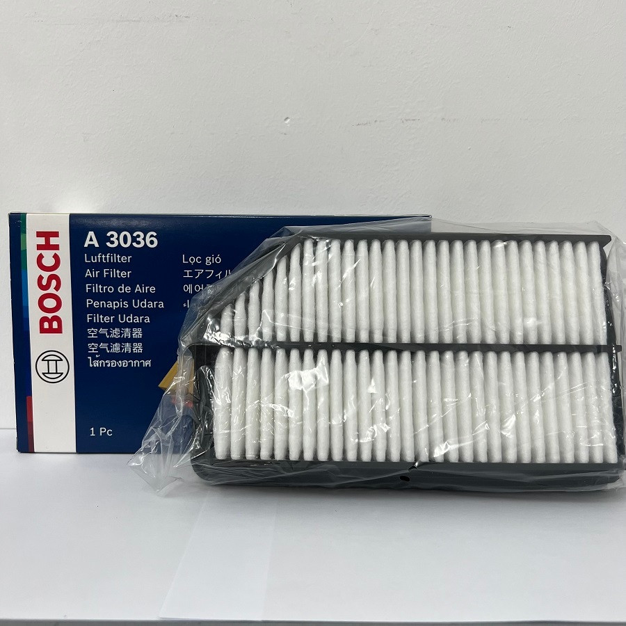 Lọc Gió Động Cơ BOSCH A3036 cho xe HONDA City / Jazz 1.5 ; BR-V 1.5 Made in China
