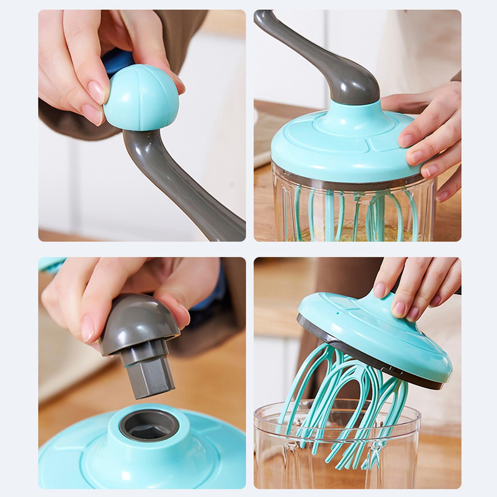 Kem Đánh Hộ Gia Đình Đánh Trứng Cầm Tay Nhỏ Bán Tự Động Đánh Bằng Tay Khuấy Bánh Xốp Trứng Mướt Máy Phụ Kiện Nhà Bếp