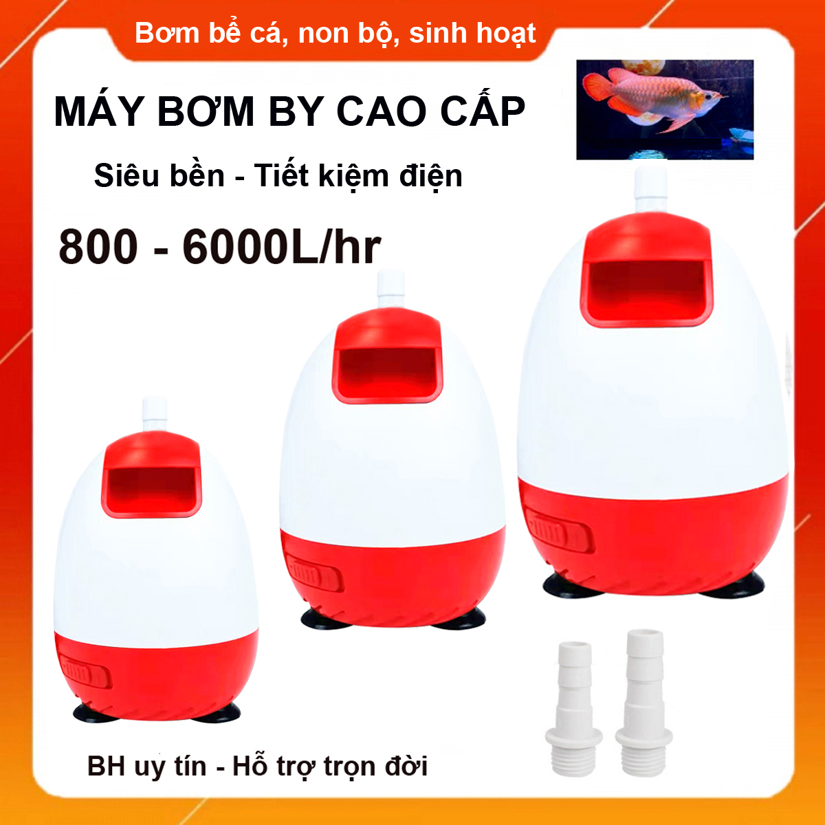 Máy bơm nước BY301 BY302 BY303 BY304 BY305 cao cấp 3IN1: lọc nước, hút cặn đáy vệ sinh bể cá, bơm tiểu cảnh, hòn non bộ, điều hòa, sinh hoạt cao cấp, siêu bền, tiết kiệm điện. BH uy tín