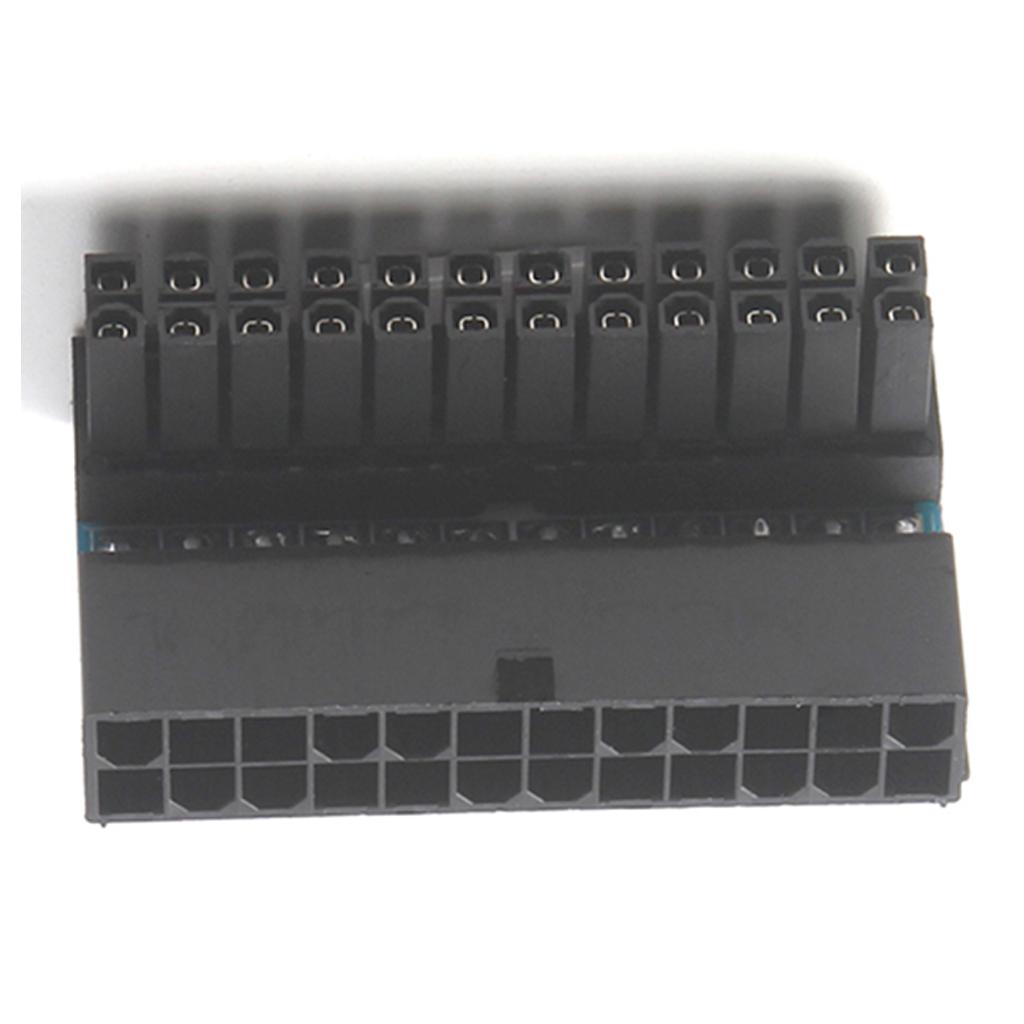 ATX 24Pin female to 24pin male right angle adapter for desktop power supply