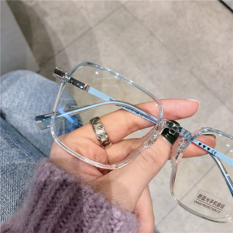 Kính giả cận nam nữ unisex nhiều màu có thể thay mắt cận
