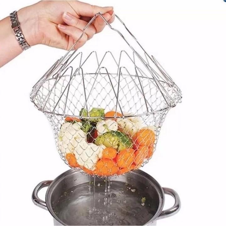 Giỏ Nhúng Chiên Rán Nhà Bếp Đa Năng - Hàng Loại 1