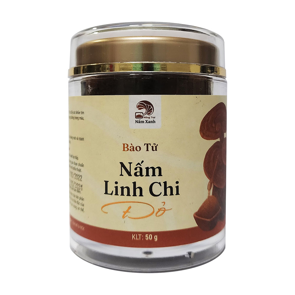 Bào Tử Nấm Linh Chi Đỏ - Tốt Cho Sức Khỏe - Nông Trại Nấm Xanh