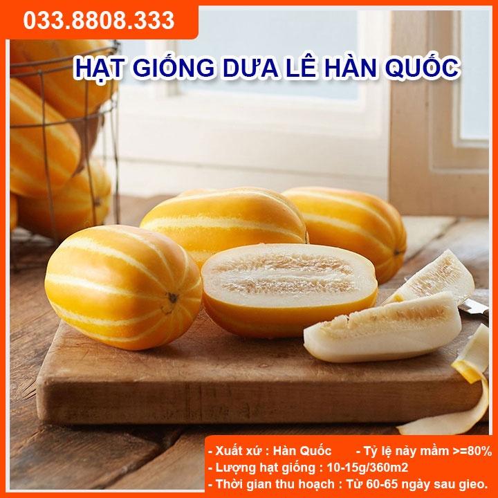 HẠT GIỐNG DƯA LÊ HÀN QUỐC GÓI 10 HẠT