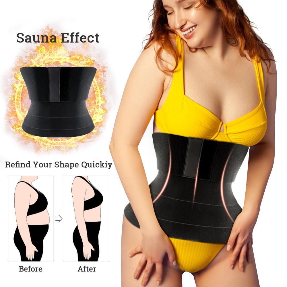 Băng Quấn Eo Huấn Luyện Shaperwear Thắt Lưng Nữ Giảm Béo Bụng Đai Corset Top Co Giãn Ban Nhạc Tập Toàn Thân