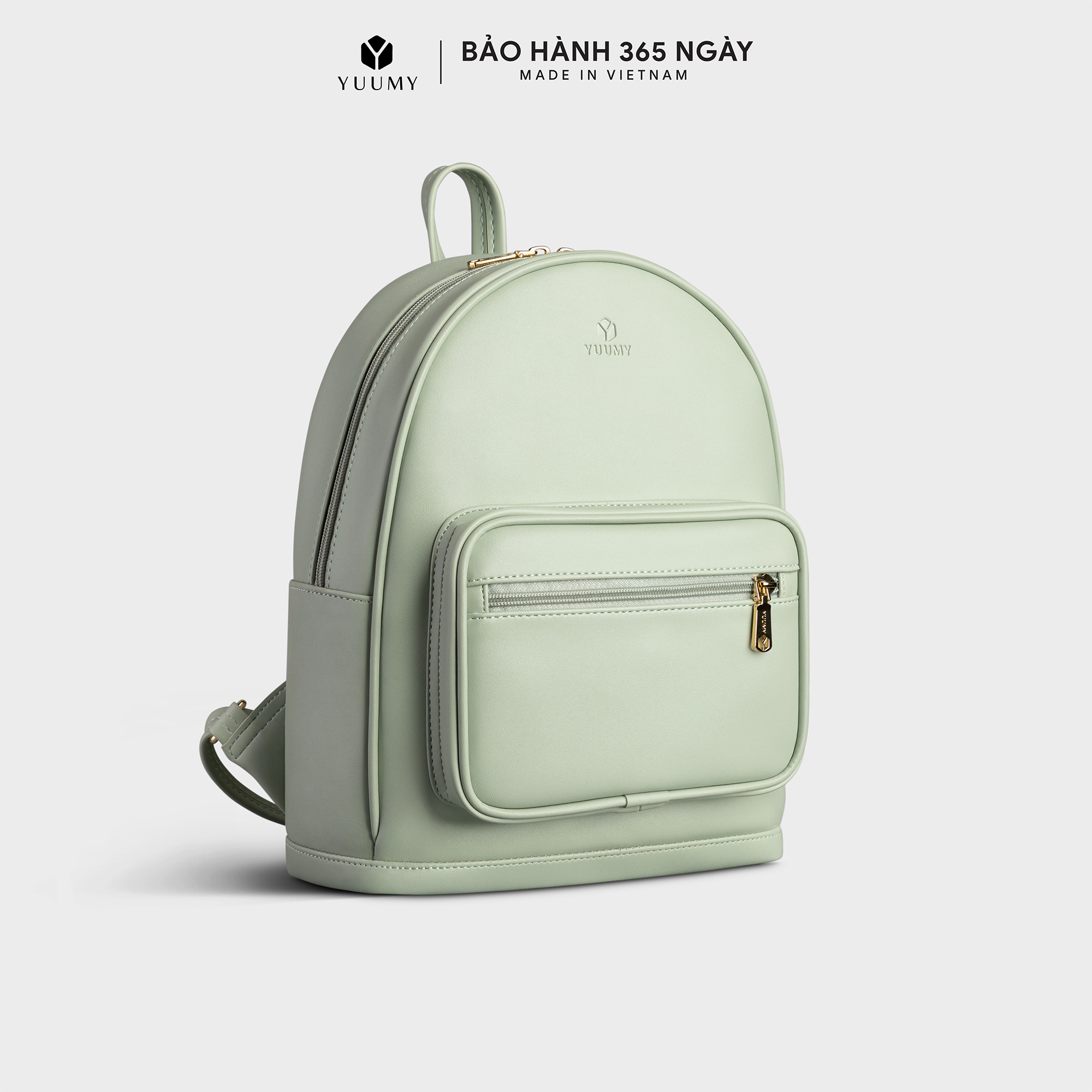 Balo Da Nữ Basic Cỡ Trung Yuumy Seasand Yba70 - Xanh Ngọc