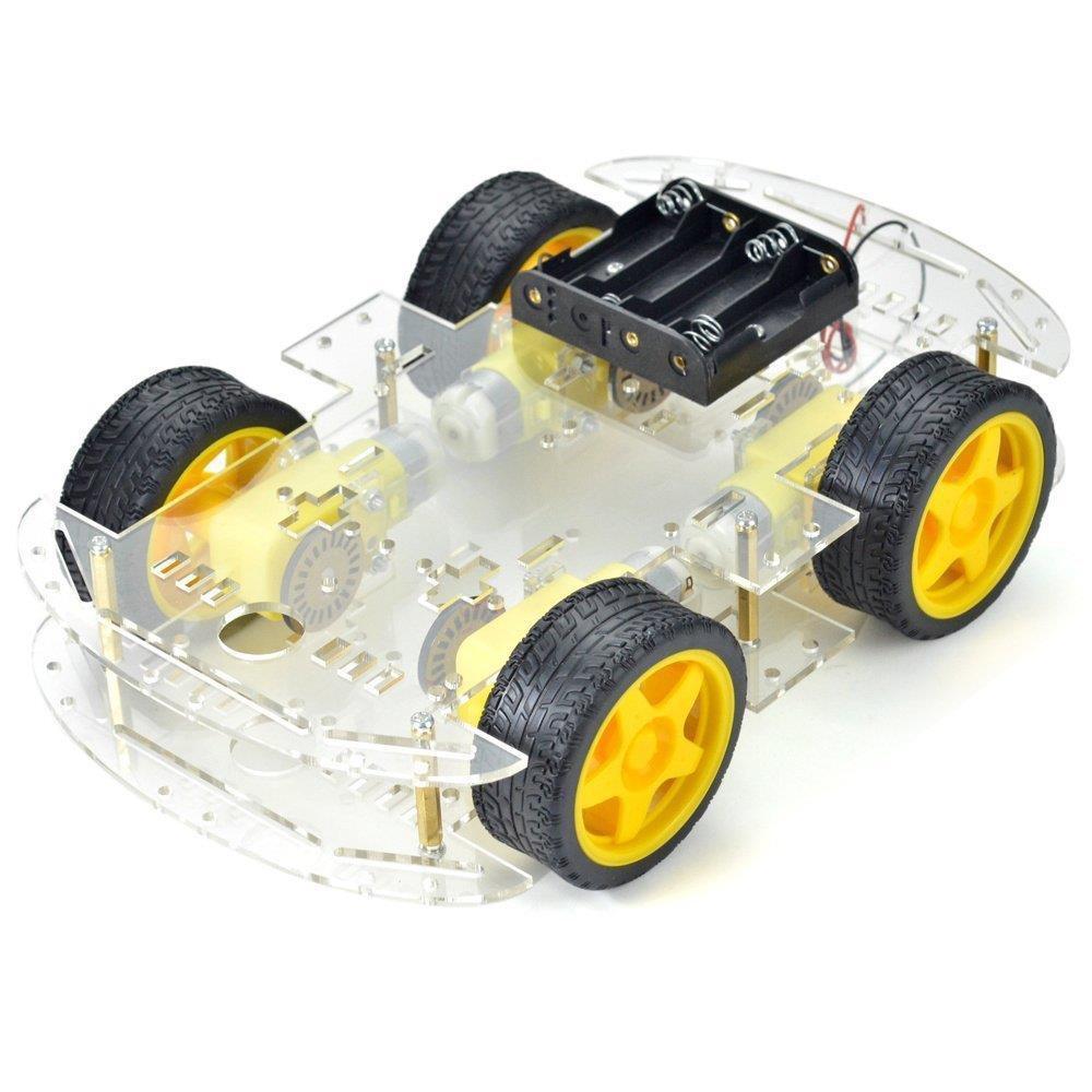 Khung xe robot 2 tầng 4 bánh