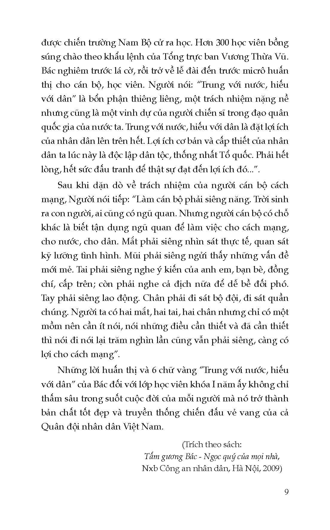 Di Sản Hồ Chí Minh Từ Tư Tưởng Đến Hành Động - Tận Trung Với Nước, Tận Hiếu Với Dân