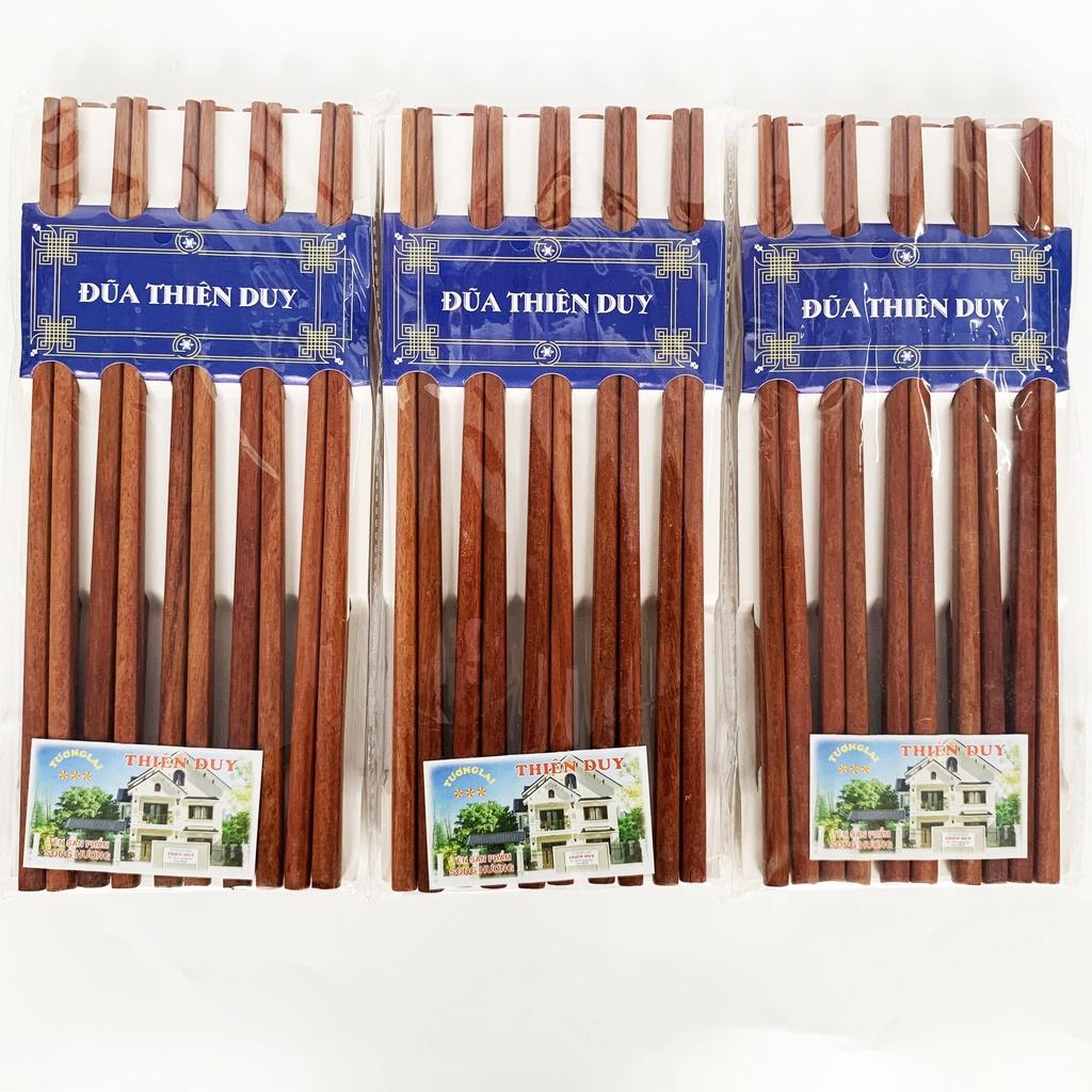 VỈ 10 ĐÔI ĐŨA GỖ SONG HƯƠNG CAO CẤP THIÊN DUY KHÔNG ẨM MỐC