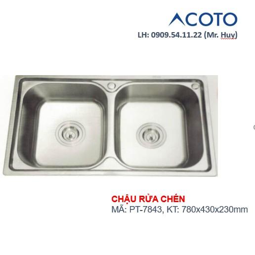 CHẬU RỬA CHÉN PT-7843