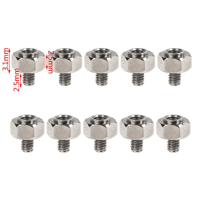 10 Bộ Tay Gắn Bộ Dụng Cụ Đứng Tắt Vít Lục Giác Hạt Cho A-SUS M.2 SSD Bo Mạch Chủ Bạc Cho Laptop Xách Tay sửa Sửa Chữa Máy Tính