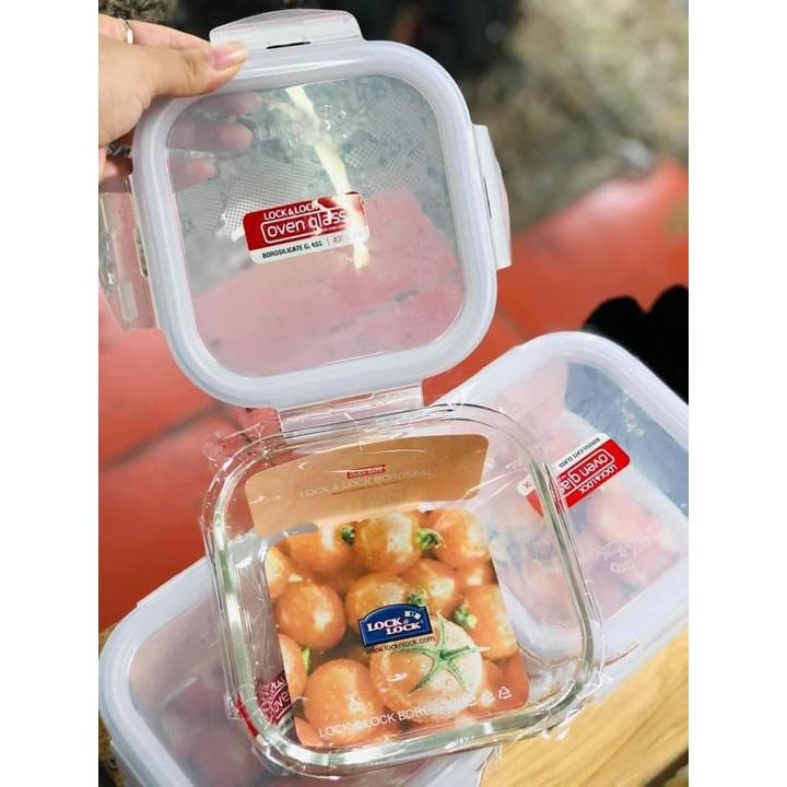 COMBO 4 HỘP THỦY TINH CHỊU NHIỆT LOCK & LOCK THỂ TÍCH 750ml