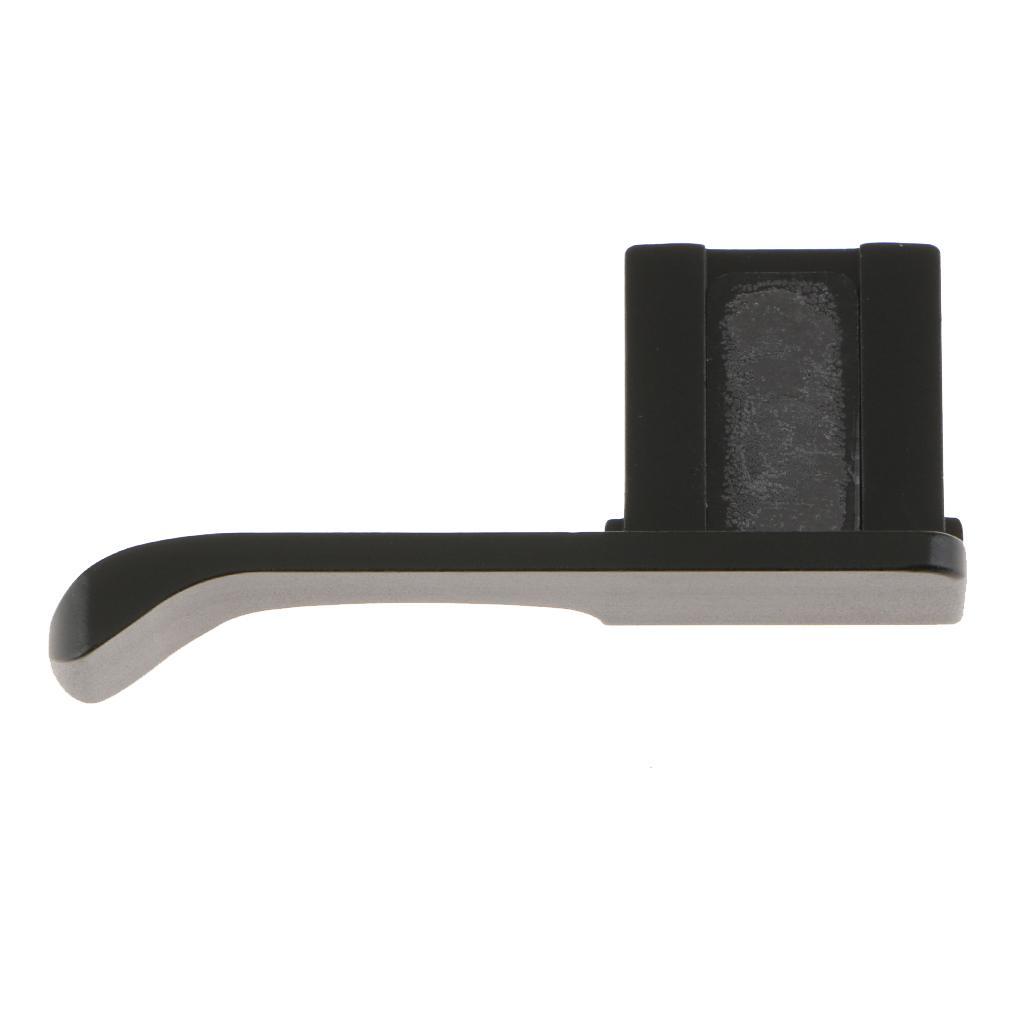 Thumb Up Grip Holder for   DSLR Camera Hot Shoe Mount Metal Black