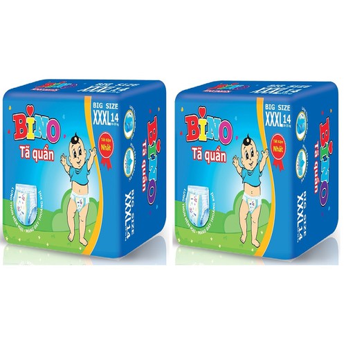 Combo 2 gói tã quần bino kool pants XXXL14 big size ( 18-35kg )