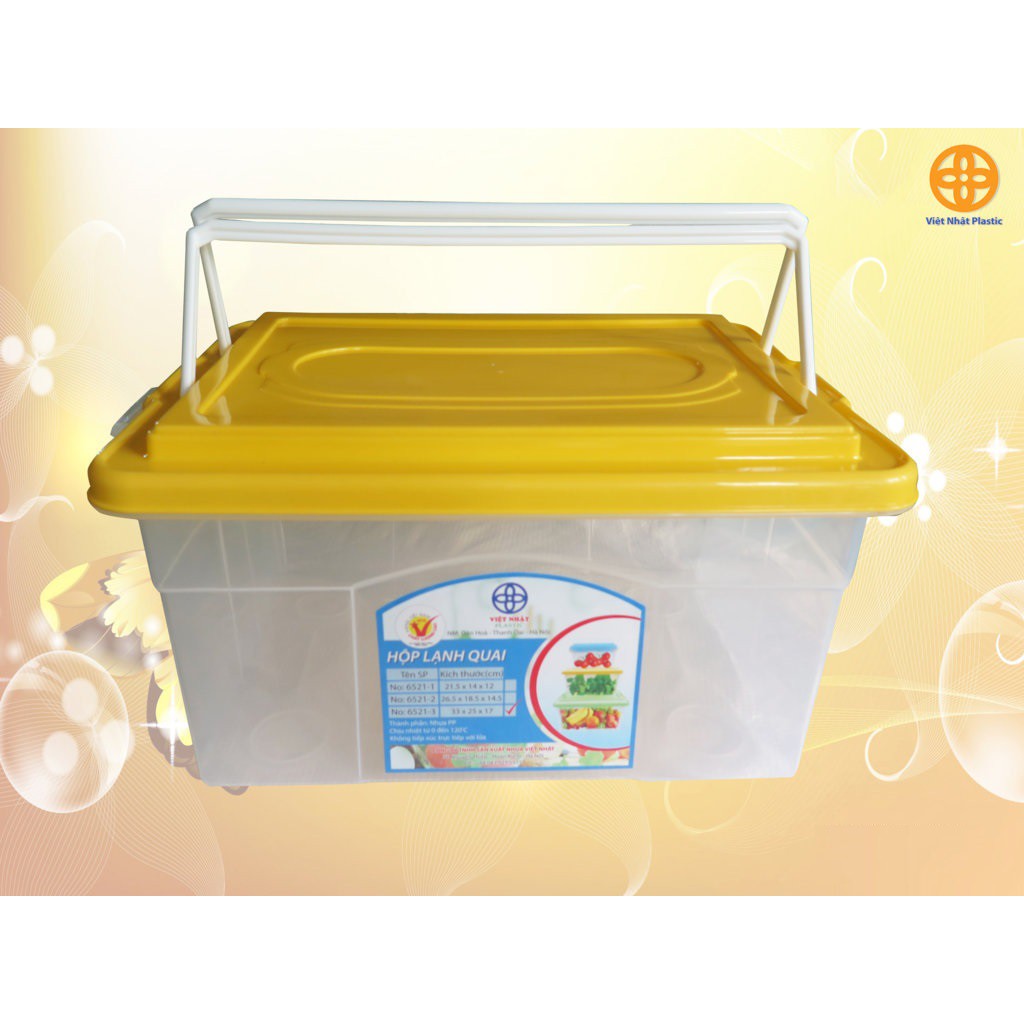 Rổ chữ nhật đa năng có quai xách kích thước lớn 41x31x12 cm