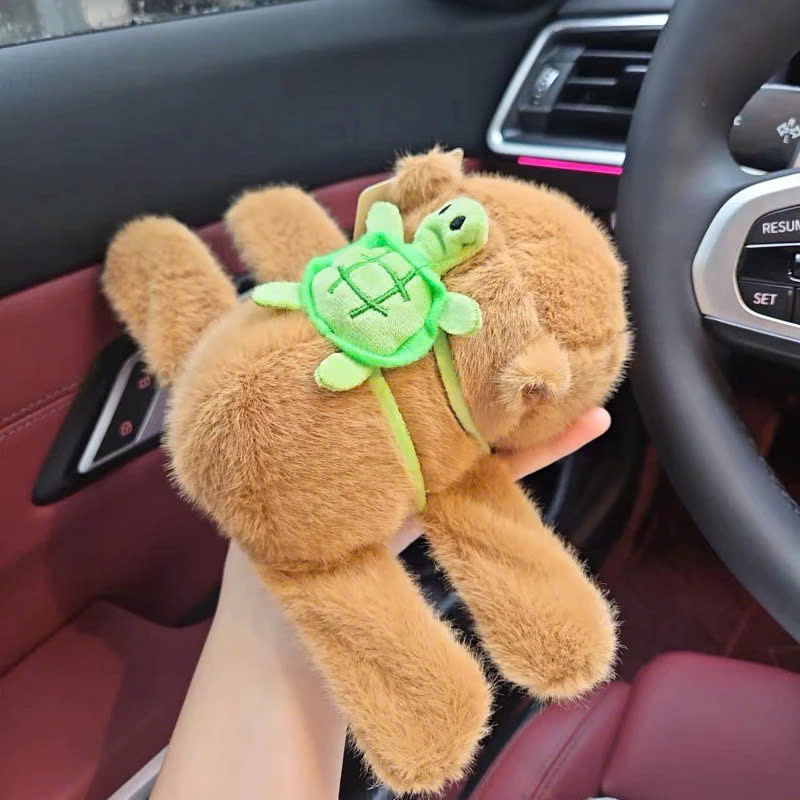Gấu bông vòng tay Capybara Chuột Lang Nước ôm tay đồ chơi phụ kiện treo xe đáng yêu