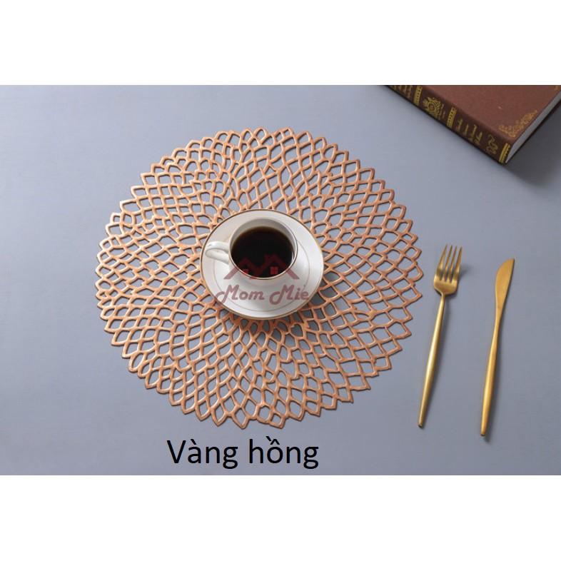 Tấm lót bàn ăn cao cấp, sang trọng, dùng cách nhiệt hoặc trang trí - L018