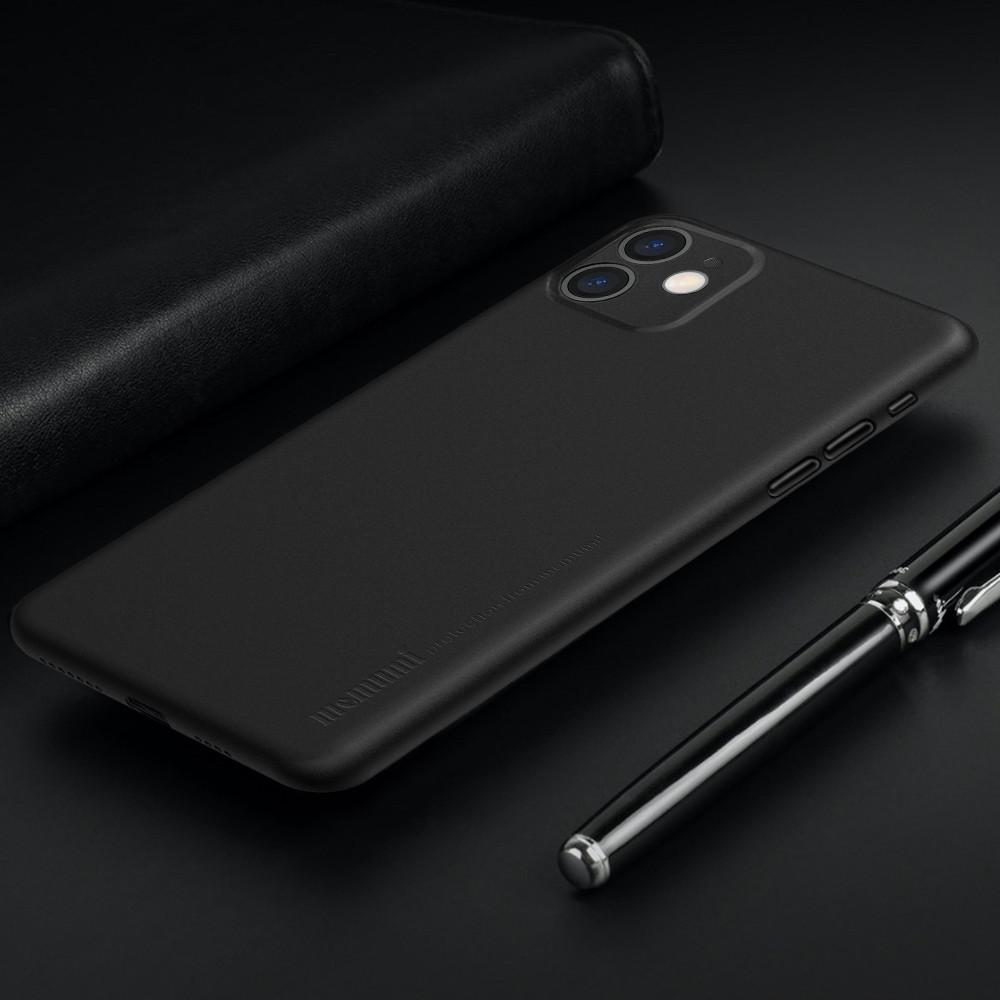 Ốp lưng nhám siêu mỏng 0.3mm cho iPhone 11 hiệu Memumi có gờ bảo vệ camera - Hàng nhập khẩu