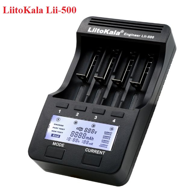 Bộ Sạc Pin Liitokala Lii-500 Hàng Chính Hãng - Không kèm nguồn
