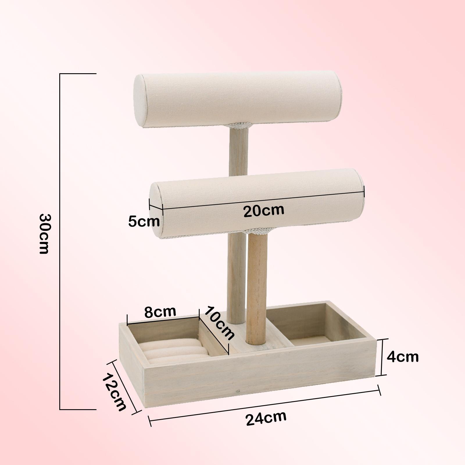 2 Tier  Bracelet Jewelry Stand Display With Basic Jewelry Holder Tay