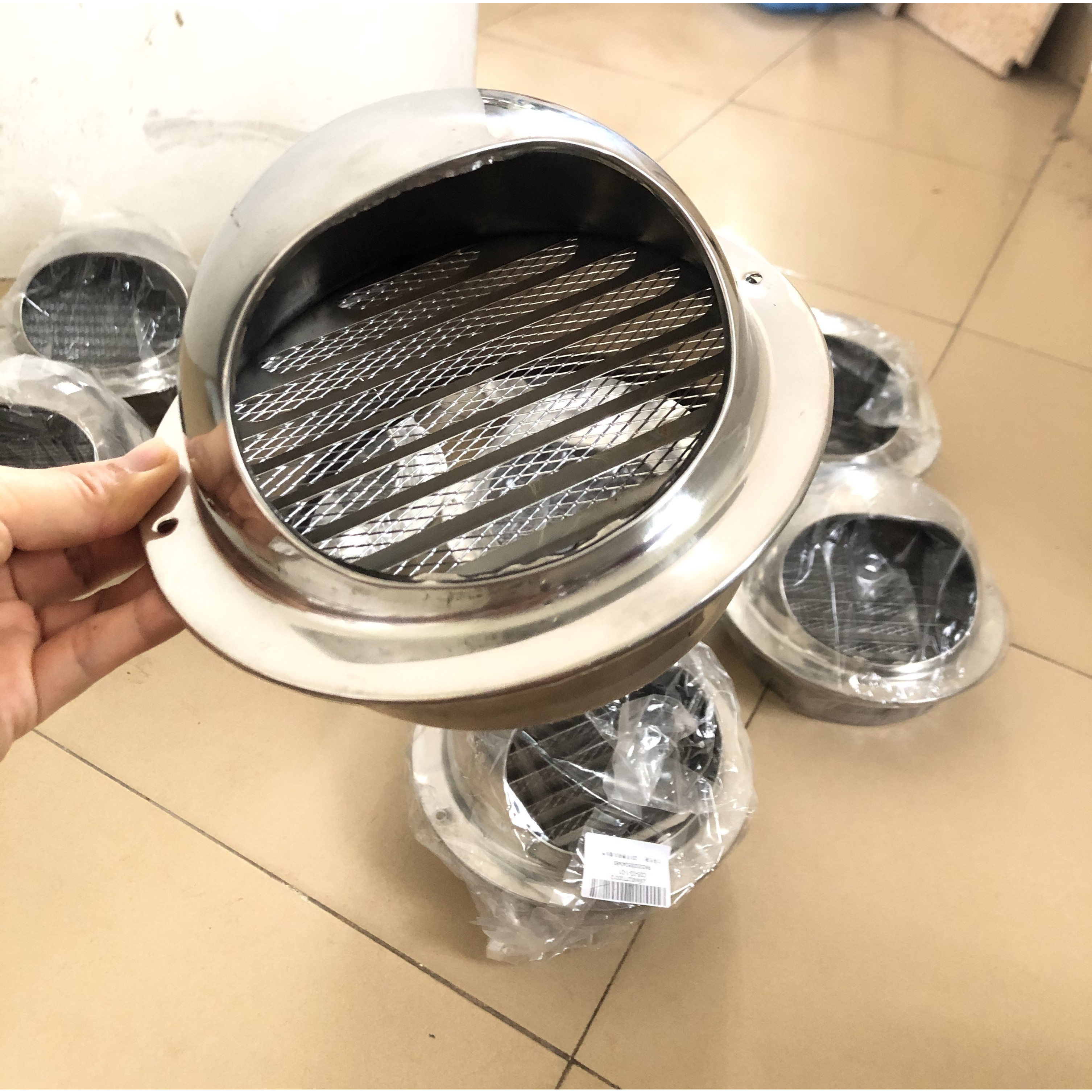 CHỤP THÔNG HƠI VENT CAP INOX D150