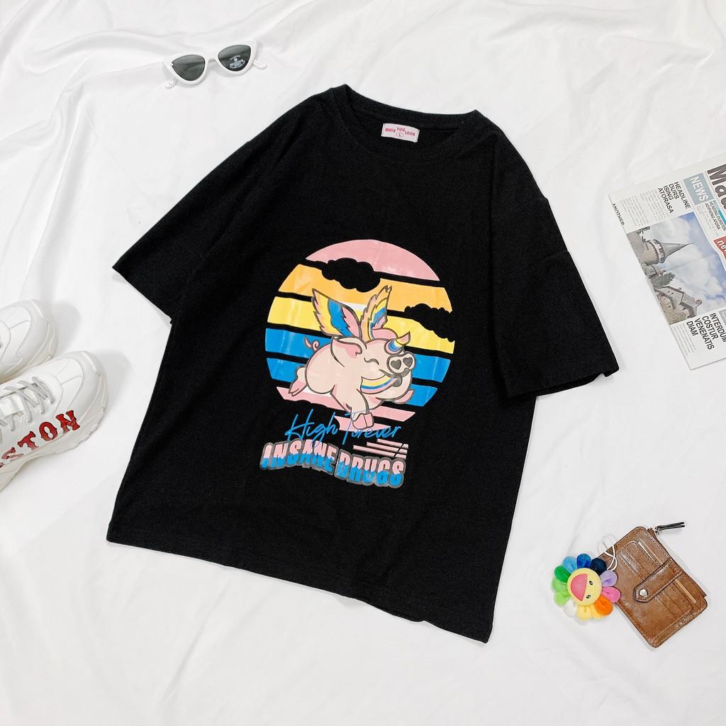 Áo thun tay lỡ UNISEX form rộng INSANE DRUGS ulzzang couple nam nữ