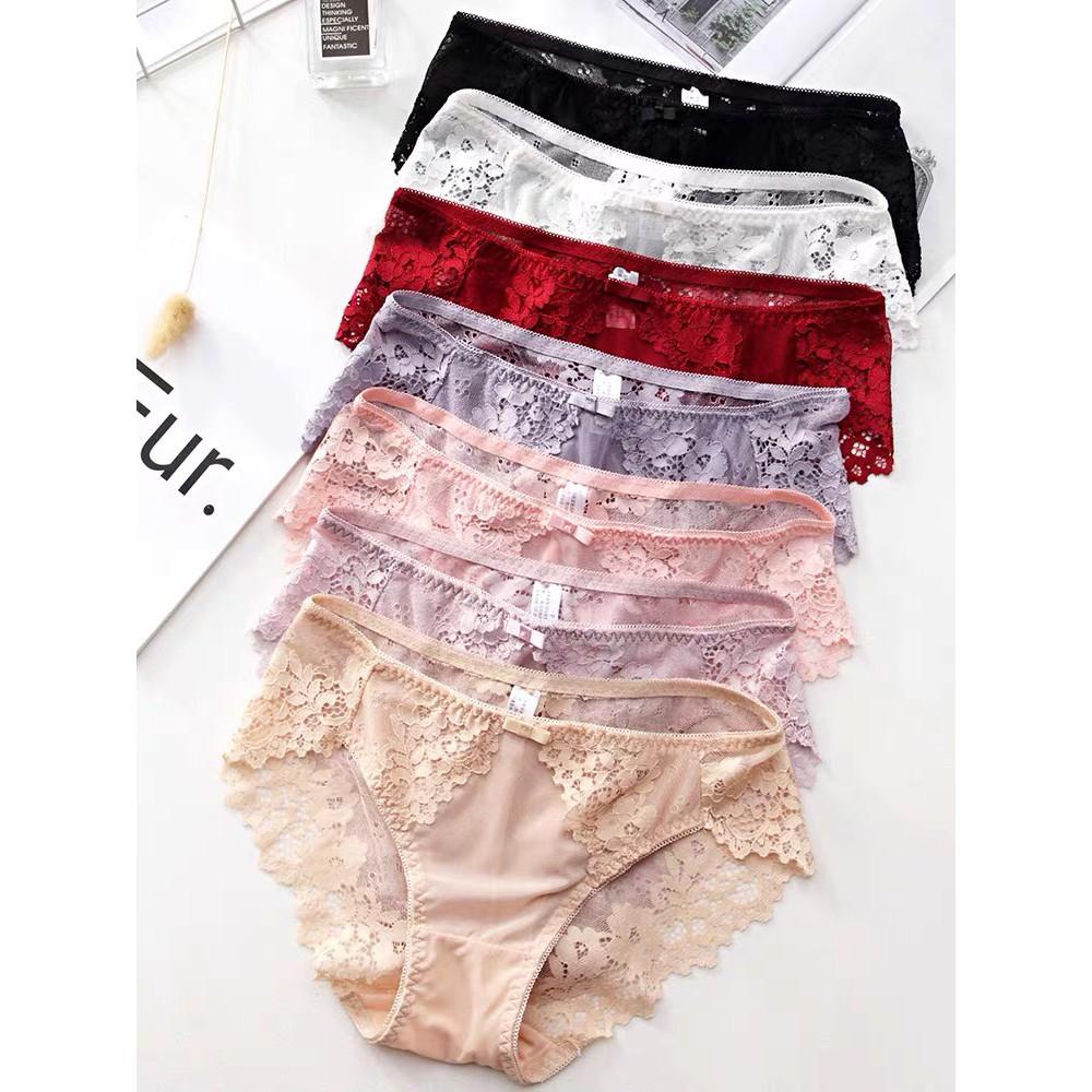 Set 5 Chiếc Quần Lót Ren Nữ - Hàng Cao Cấp .