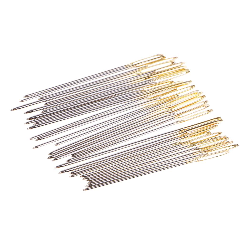 30 Gói Kim Khâu Chéo Kim Thêu Tay Kích Thước Mắt Lớn 22 24 26
