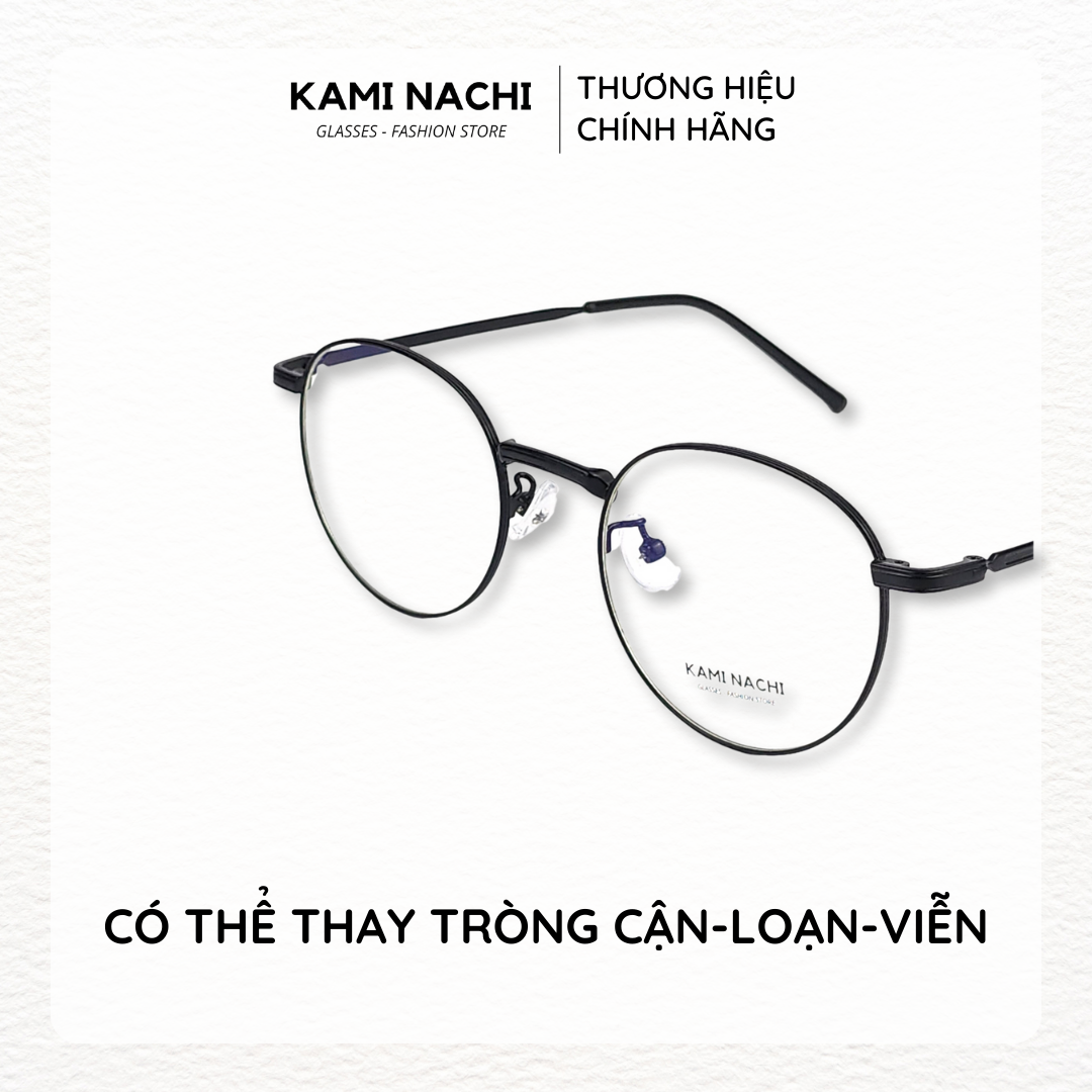 Gọng kính mới Xuân Hè mới KAMI NACHI 094, chất liệu kim loại