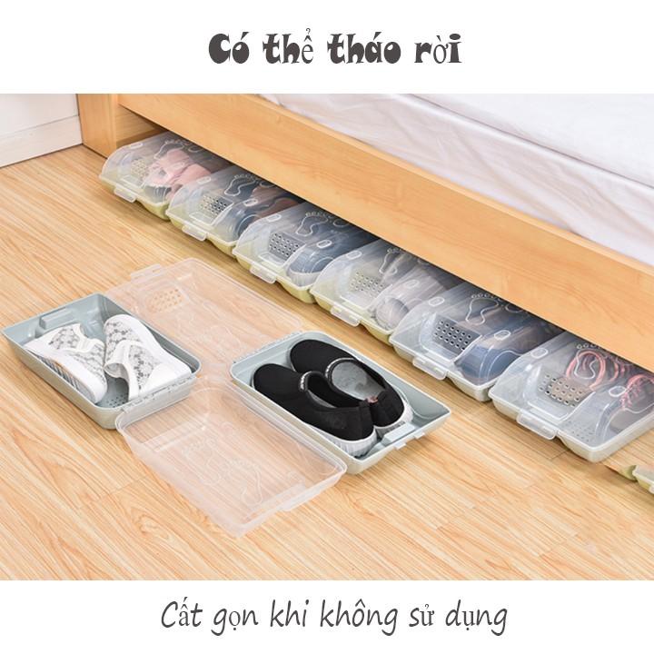 Combo 5 hộp đựng giày có nắp thiết kế sang trọng đẹp mắt- br00526